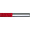 Fraise cylindrique en carbure monobloc longue, type H, revêtement Fire. traitement HSC jusqu'à 62 HRC, Ø d1 - h10 : 10,0 mm, Long. totale l1 72 mm