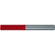 Fraise cylindrique en carbure monobloc pour l'usinage dur, extra longue, de 6 à 8 dents, de 55°, Ø d1 - h10 : 6,0 mm, Long. totale l1 75 mm