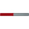 Fraise cylindrique en carbure monobloc pour l'usinage dur, extra longue, de 6 à 8 dents, de 55°, Ø d1 - h10 : 20,0 mm, Long. totale l1 150 mm