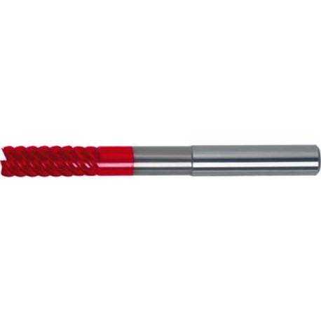 Fraise torique carbure monobloc extra longue, UF, 6 dents, Ø d1 - h10 : 12,0 mm, Long. totale l1 150 mm, Long. coupe l2 26 mm