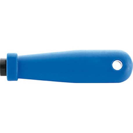 Manche de lime en plastique, Long. : 125 mm, Pour limes de Long. - 250 mm, Forme plates, semi-circulaires, autres limes larges
