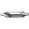 Foret à center, en acier à coupe rapide à 5 % de cobalt, DIN 333-A, Ø de foret k12 : 1,00 mm, Ø queue h8 : 3,15 mm