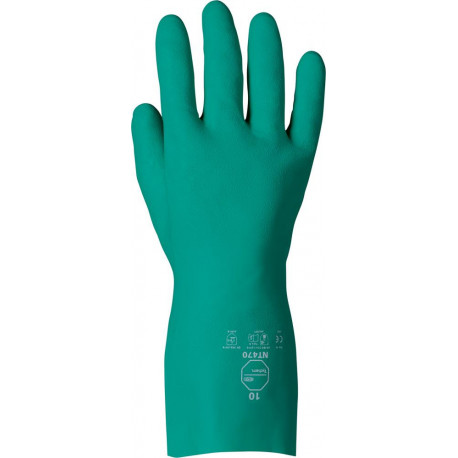 Gants Tychem NT-470 Gr.8 Nitril330mm (Par 12)