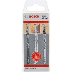 Set lame de scie sabre bois 14 + 1 unités Bosch