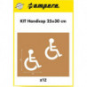 Set pochoirs Handicap 25x30