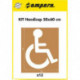 Set pochoirs Handicap 50x60