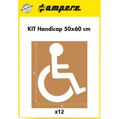 Set pochoirs Handicap 50x60