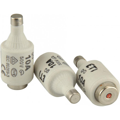 Cartouche fusible DII 500V 16A E27 Pack a 5 Unités