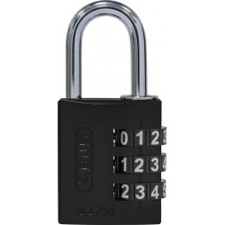 Cadenas à chiffres 144/30 noir Lock-Tag