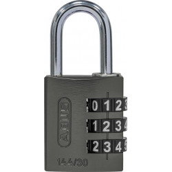 Cadenas à chiffres 144/30 titanium Lock-Tag