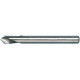 Foret à pointer CN, à queue cylindrique, angle de pointe 90°, en acier à coupe rapide à 5 % de cobalt, DIN 1835-B, surface sans revêtement, Ø h8 : 12 mm