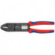 Pince à sertir noire laquée avec gaines bi-matière 240 mm