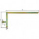 Charnière d'angle de porte 400x80016 mm