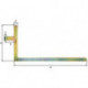 Charnière d'angle de porte 400x80016 mm