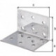 Connecteur equerre perforé VA 40x40x60 mm (Par 25)