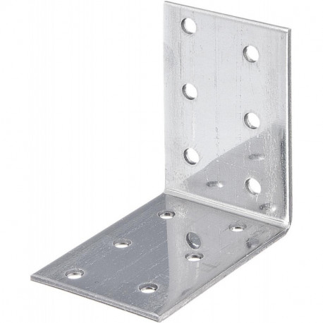 Connecteur equerre perforé VA 60x60x40x2 mm (Par 10)