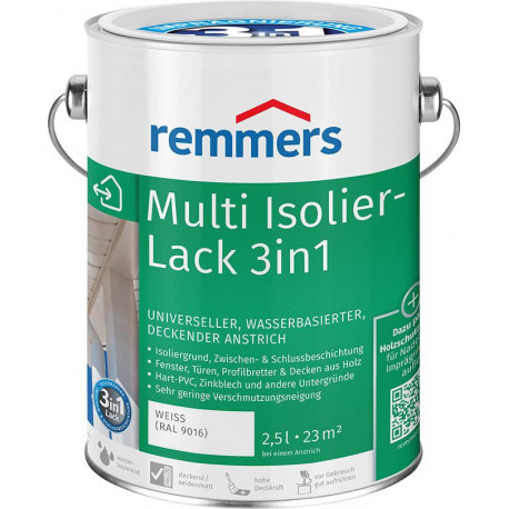 Vernis multi-isolant 3en1 (RAL 9016) 0,75 LTR