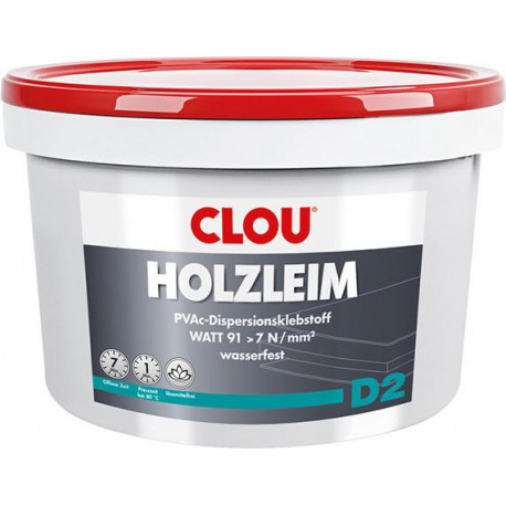CLOU Colle à bois D2 5 kg PVAc-Colle à bois sans solvant