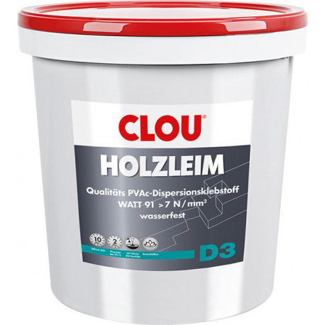 CLOU Colle à bois D3 10 kg PVAc-Colle à bois Résistance à la chaleur WATT91