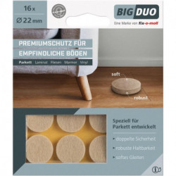 Tampon pour parquet BIGDUO 22mm Inh.16 St.