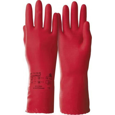 Gants de protection Camapren 722. Taille 11. rouge (Par 10)