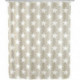 Rideau de douche Stella taupe anti-moisissure 180 x 200 cm polyester, lavable