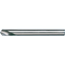 Foret à pointer CN, à queue cylindrique, angle de pointe 120°, en acier à coupe rapide à 5 % de cobalt, DIN 1835-B, surface sans revêtement, Ø h8 : 16 mm