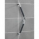 Poignée de maintien murale en acier inoxydable douche Secura 37 x 37 cm