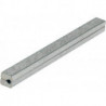 Carré porte 8x160mm galvanisé