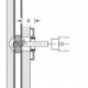Carré porte FSB 10x75mm