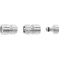Set Raccord tuyau 1/2 - 13mm MS Cr GEKA plus