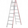 Escabeau 2x7 marches 2,05 m