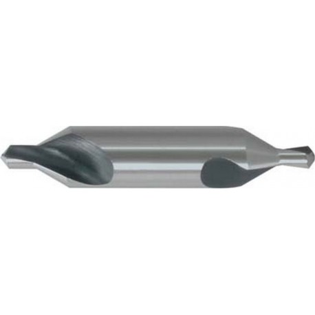 Foret à centrer en carbure monobloc, Ø de foret : 6,30 mm, Ø queue h9 16,00 mm, Long. totale 71,0 mm, Pour Ø de la pièce à usiner : 100-150 mm