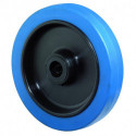 Roue souple bleu B61.160