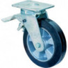 Roulette 200mm RR120.B80PlatteElast. Noir KLFestRR120.B80.200