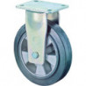 Roue 200mm RR110.B80PlatteElastik noirKL RR110.B80.200