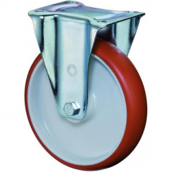Roue rouge 125 mm 150 KG