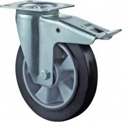 Roulette 220kg avec frein125mm