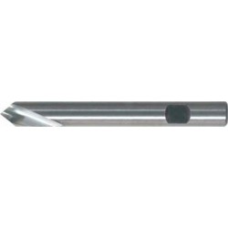 Foret à pointer CN en carbure monobloc, à queue cylindrique, 90°, surface sans revêtement, Ø h6 : 3 mm, Long. de goujure 12 mm, Long. totale 46 mm