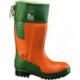 Bottes en caoutchouc forestier Ulme orange/vert Taille 39