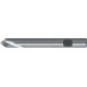Foret à pointer CN en carbure monobloc, à queue cylindrique, 90°, surface sans revêtement, Ø h6 : 5 mm, Long. de goujure 14 mm, Long. totale 62 mm