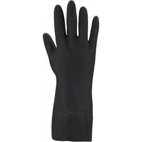 Gants de protection 3470. Taille 8. noir (Par 10)