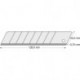 Lame 25mm Pack a 10 Unités LUTZ BLADES