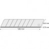 Lame 25mm Pack a 10 Unités LUTZ BLADES