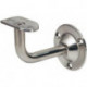 KWS 4524 Support de main courante argent 75 mm Dégagement au mur
