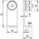 KWS 8395 Support d'extrémité Ř 35 x 15 mm Serie WS2
