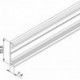 Panneau à clipser HELM ME, effet inox anodisé, longueur 1700 mm