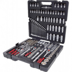 Jeu de douilles 1/4+3/8+1/2 - 216- Unités KS Tools