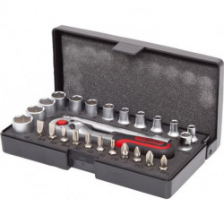 Jeu de douilles 1/4 -26 Unités KS Tools
