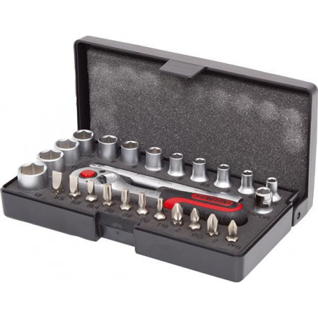 Jeu de douilles 1/4 -26 Unités KS Tools